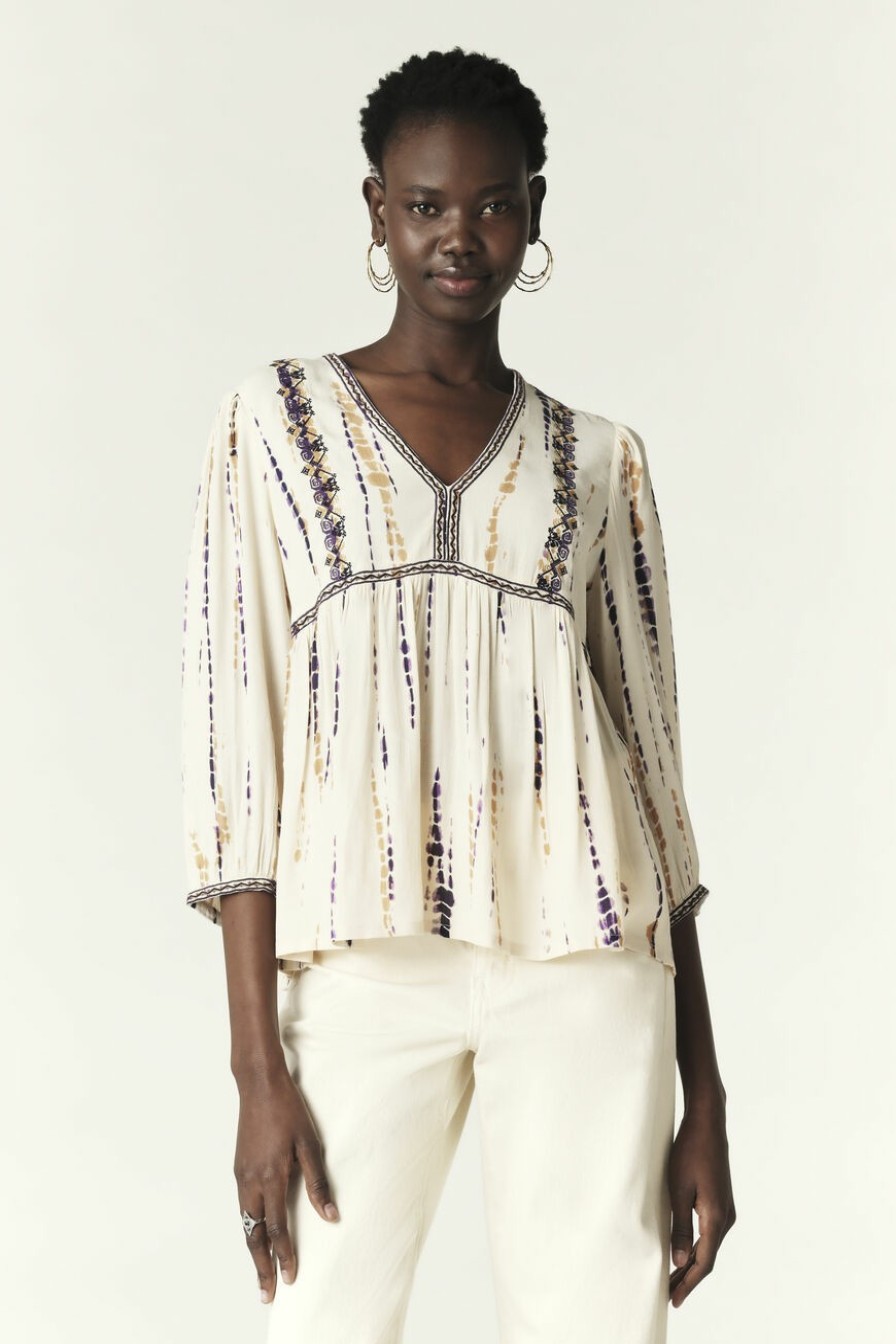 Tops & Blousen | Ba&Sh Isis-Blouse Blouse Met Driekwart Mouwen