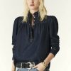 Denim | Ba&Sh Milac Shirt Met Lange Mouwen