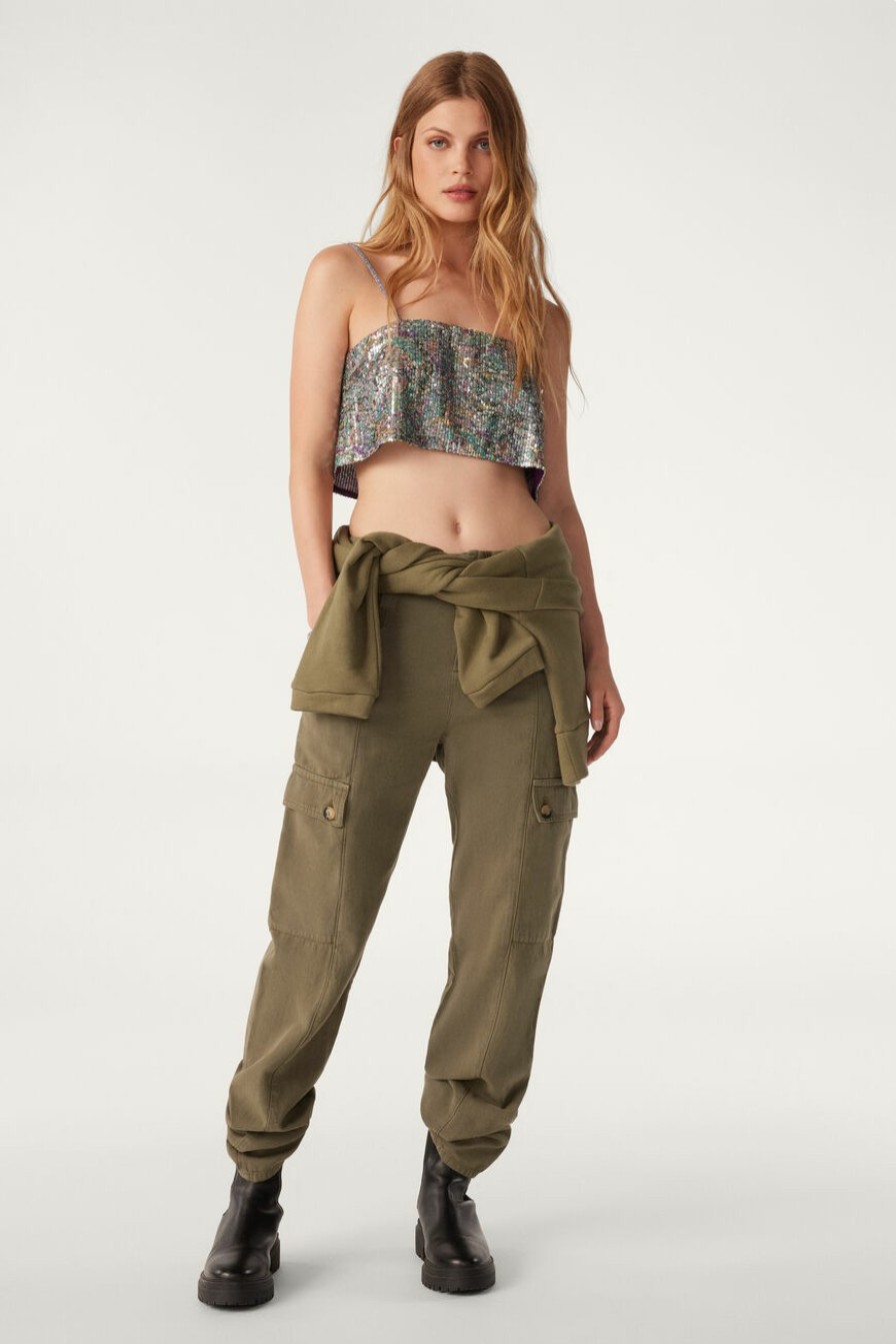 Tops & Blousen | Ba&Sh Bovenaan Crop Top