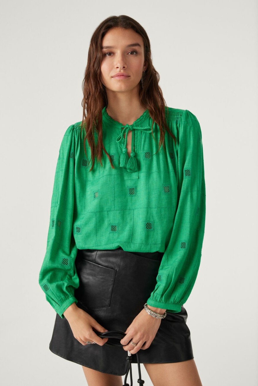 Tops & Blousen | Ba&Sh Ravel Opengewerkte Blouse