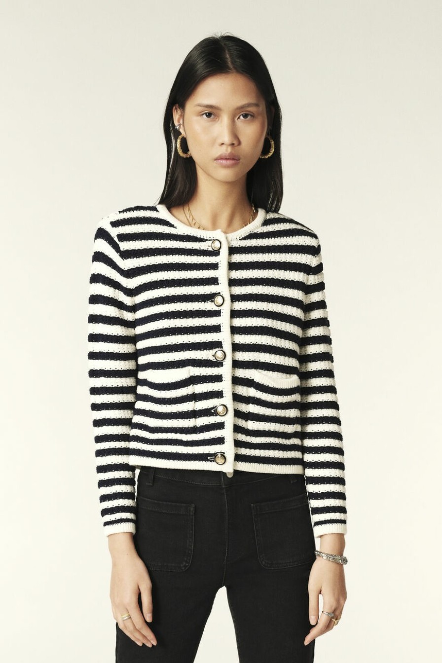 Truien & Vesten | Ba&Sh Gaspard Long-Sleeved Cardigan