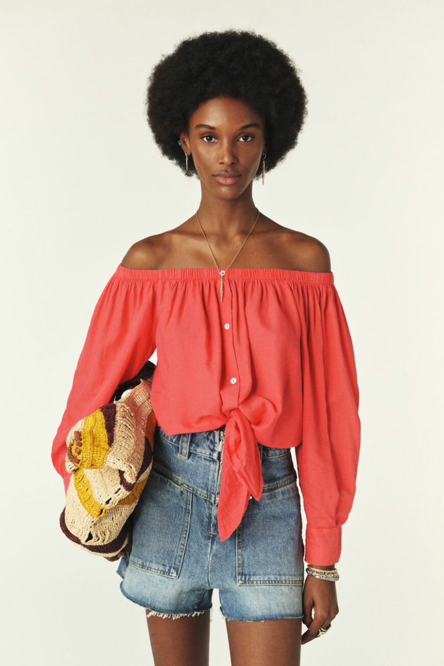 Tops & Blousen | Ba&Sh Shirt Off-Shoulder Overhemd