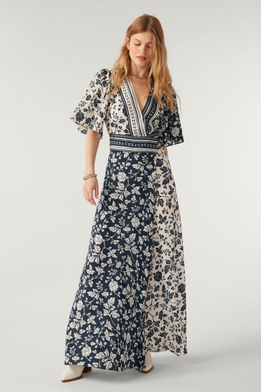 Lange Jurken | Ba&Sh Hylia Maxi Jurk